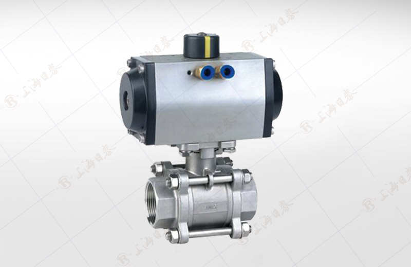 Pneumatic 3-piece Female Thread Ball Valve